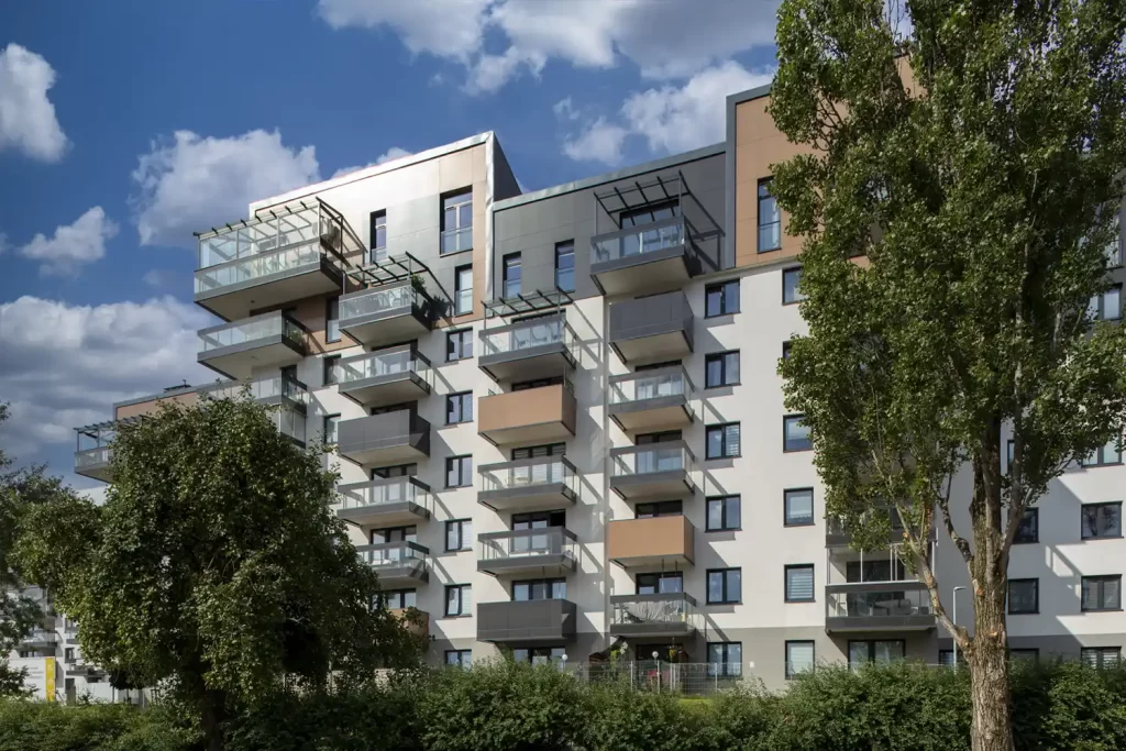 Blok mieszkalny przy ulicy Towarowej